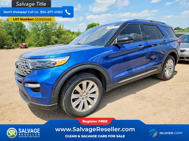 Used 2022 Ford Explorer Limited w/ Equipment Group 301A AWD/4WD image 1