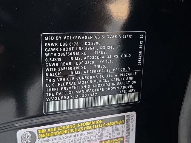 Used 2013 Volkswagen Touareg VR6 image 47