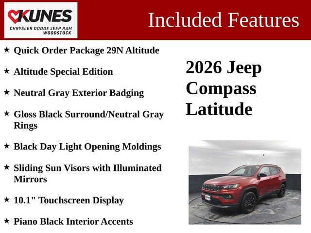 New 2026 Jeep Compass Latitude image 3