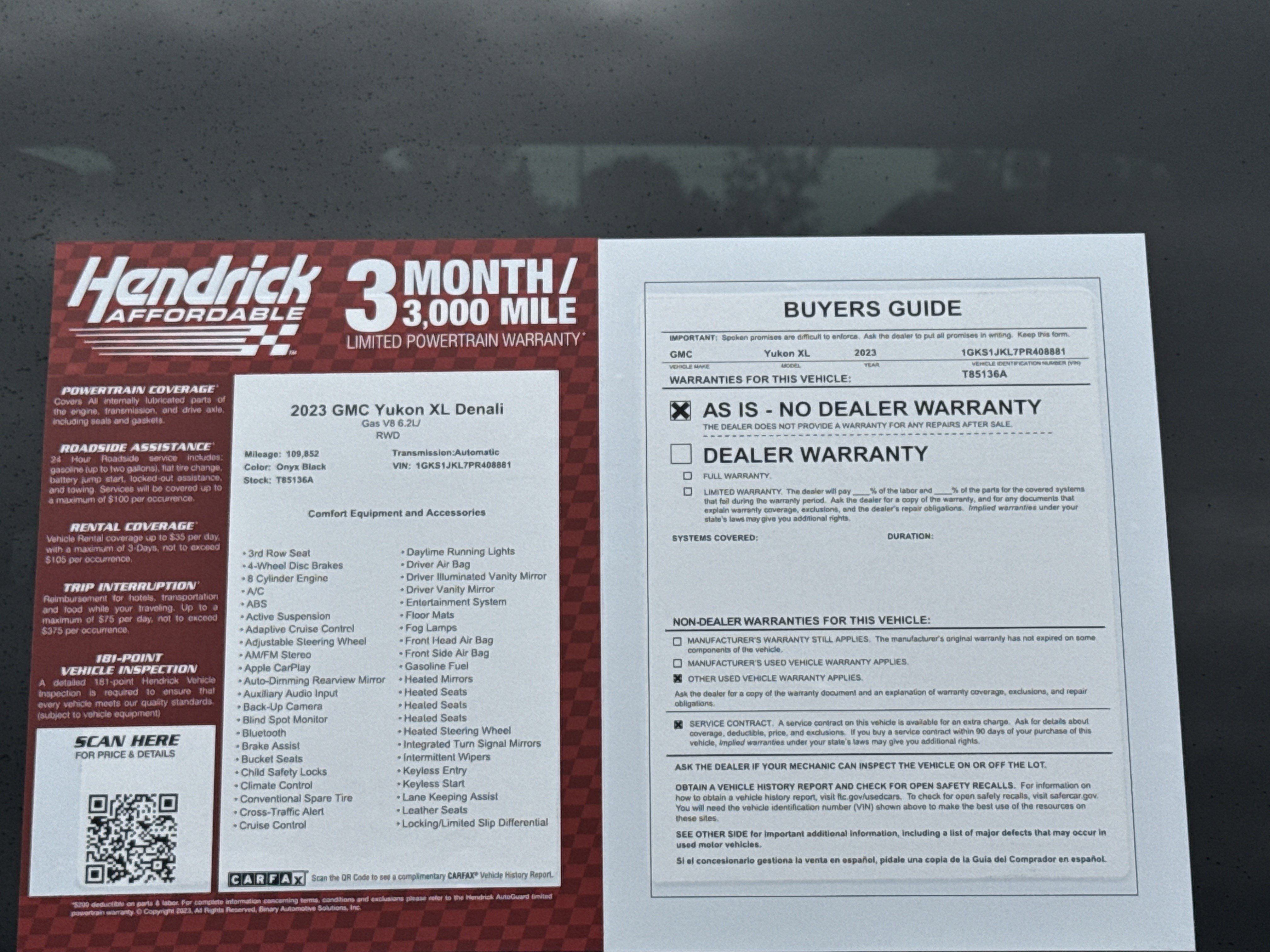 Used 2023 GMC Yukon XL Denali RWD image 42