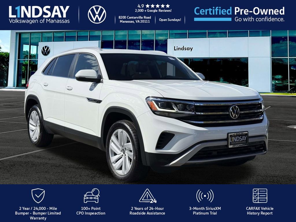 Used 2022 Volkswagen Atlas Cross Sport SE w/ Panoramic Sunroof Package
