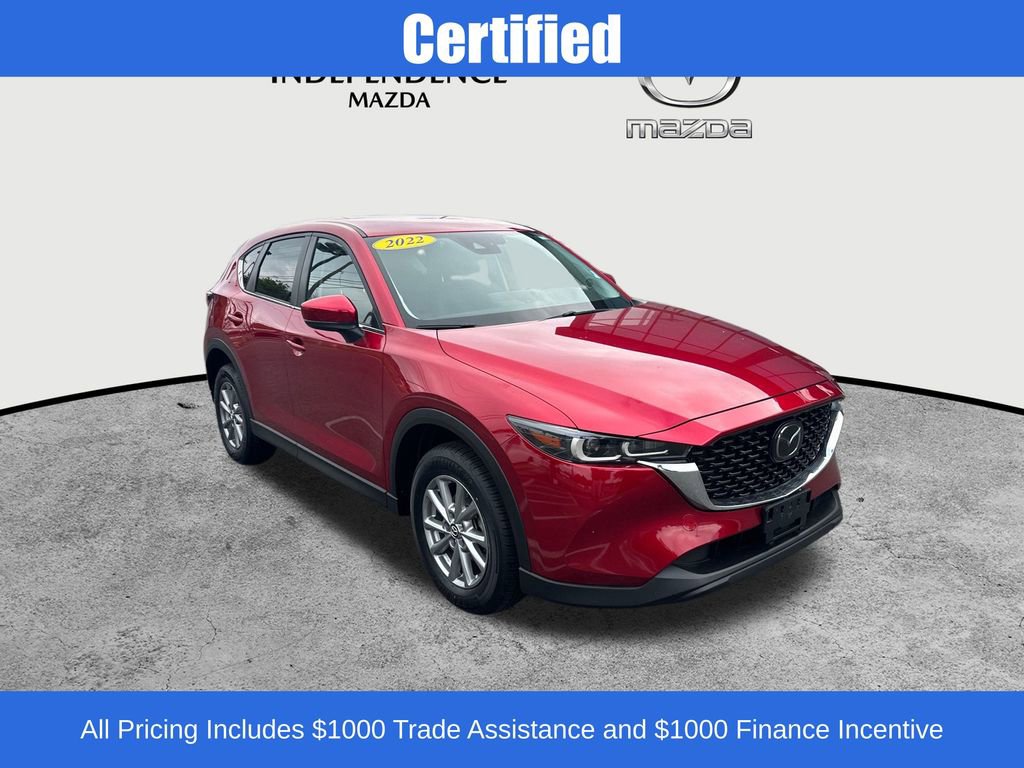 Certified 2022 MAZDA CX-5 AWD 2.5 S w/ Select Package image 1
