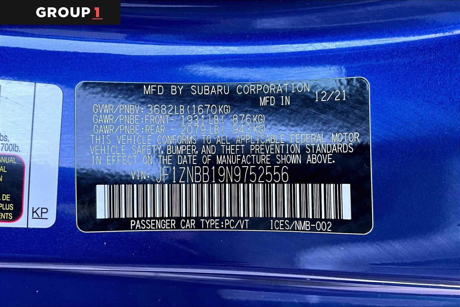 Certified 2022 Toyota GR86 w/ ALL Weather Mat Package (TMS) RWD image 35