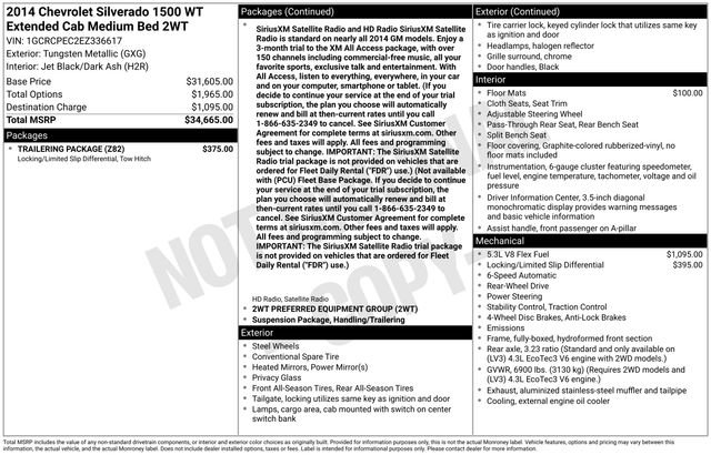 Used 2014 Chevrolet Silverado 1500 W/T w/ Trailering Package RWD video 2