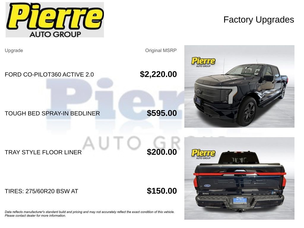 Certified 2022 Ford F150 Lightning Lariat AWD/4WD image 14