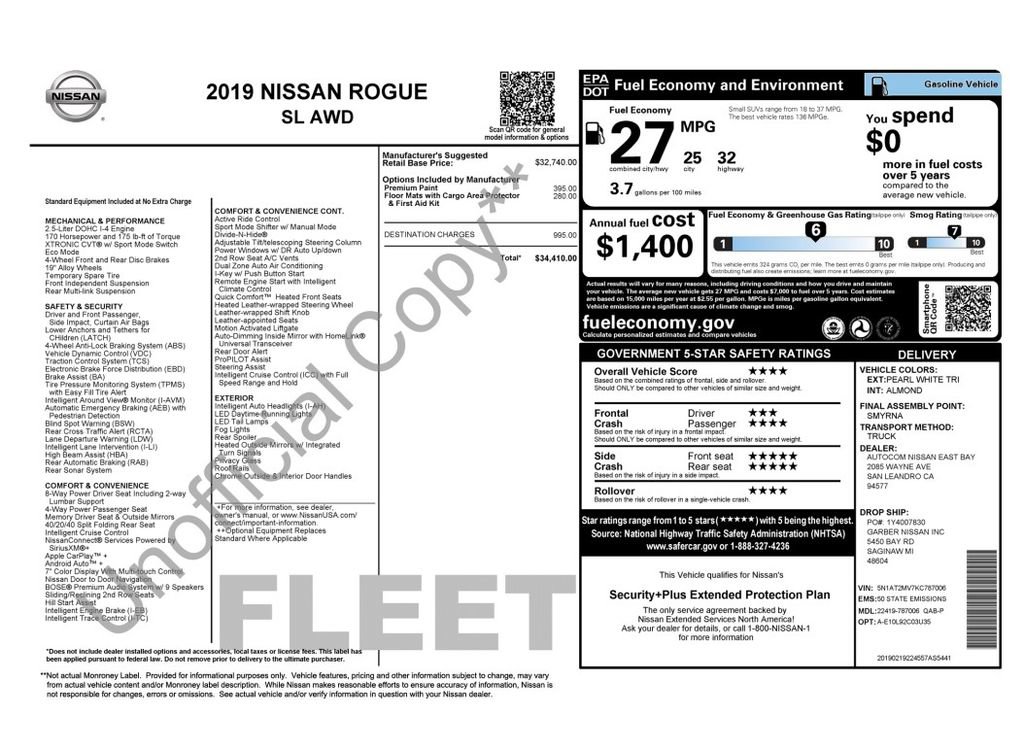 Used 2019 Nissan Rogue SL AWD/4WD image 6