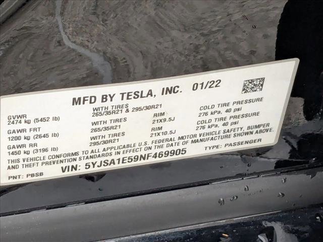 Used 2022 Tesla Model S AWD/4WD image 17