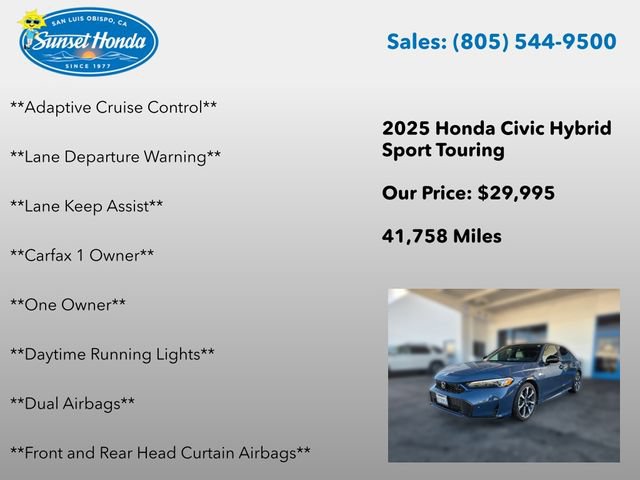 Used 2025 Honda Civic Sport Touring image 7
