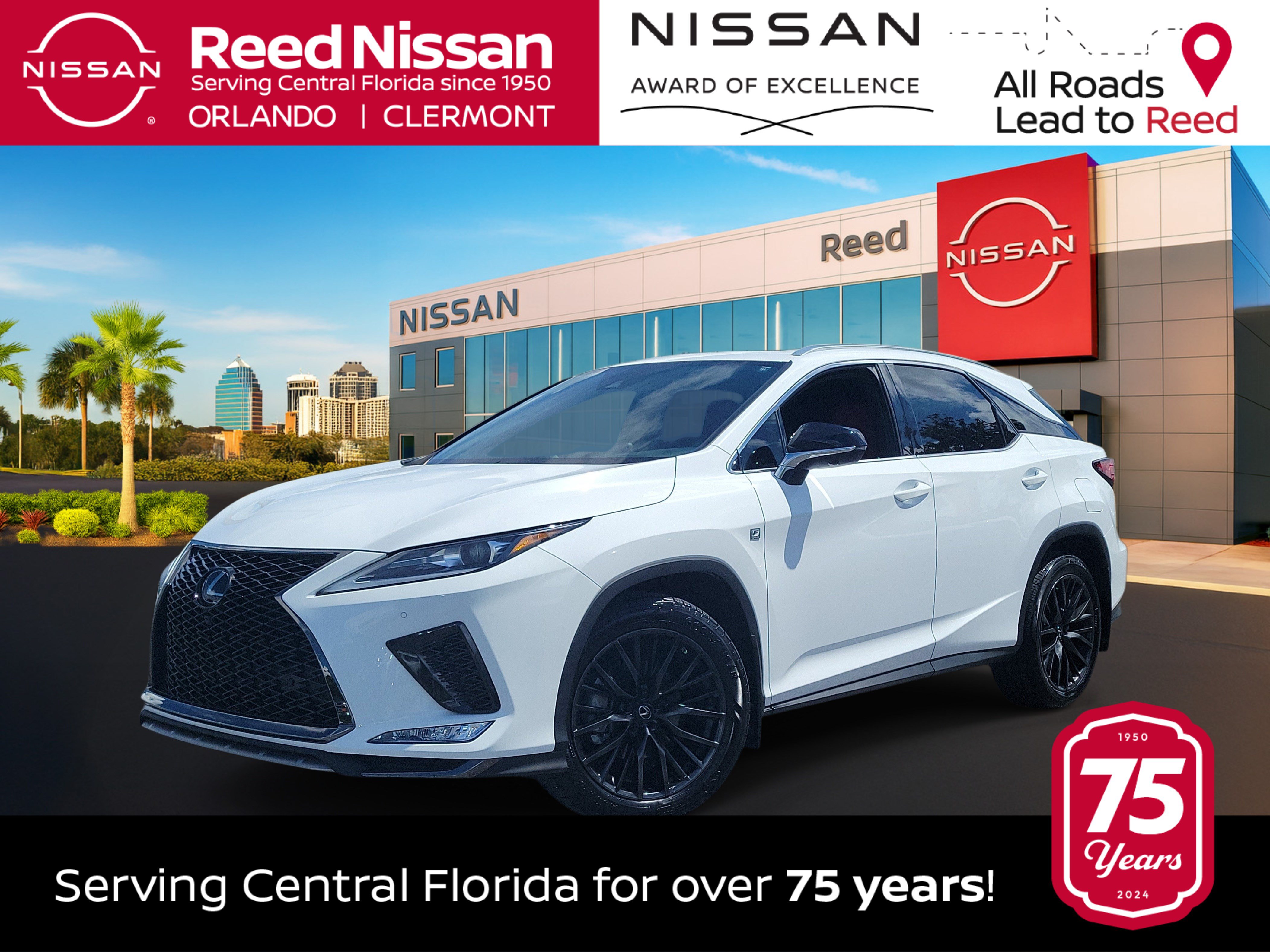 Used 2022 Lexus RX 350 F Sport w/ Accessory Package AWD/4WD image 1