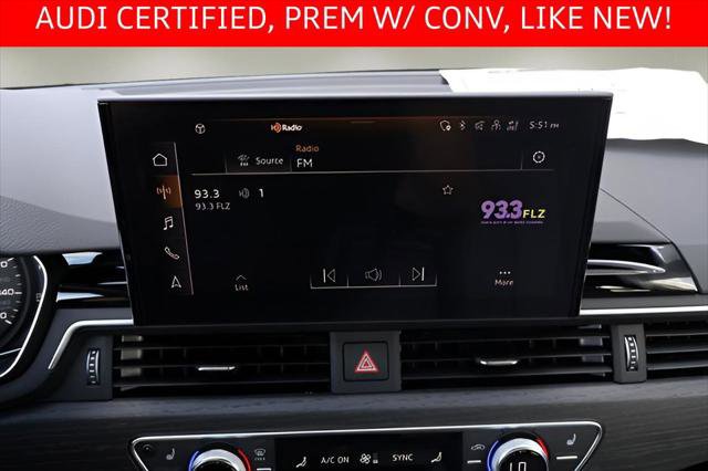 Certified 2025 Audi A4 2.0T Premium w/ Convenience Package image 20