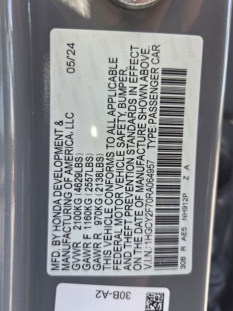 Certified 2024 Honda Accord Sport image 18