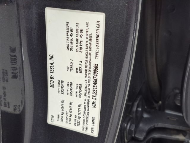 Used 2019 Tesla Model 3 Mid Range RWD image 28