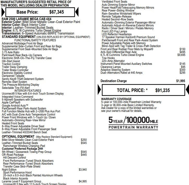 Used 2023 RAM 2500 Laramie image 2