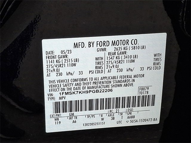 Certified 2023 Ford Explorer ST-Line w/ Class IV Trailer Tow Package image 28