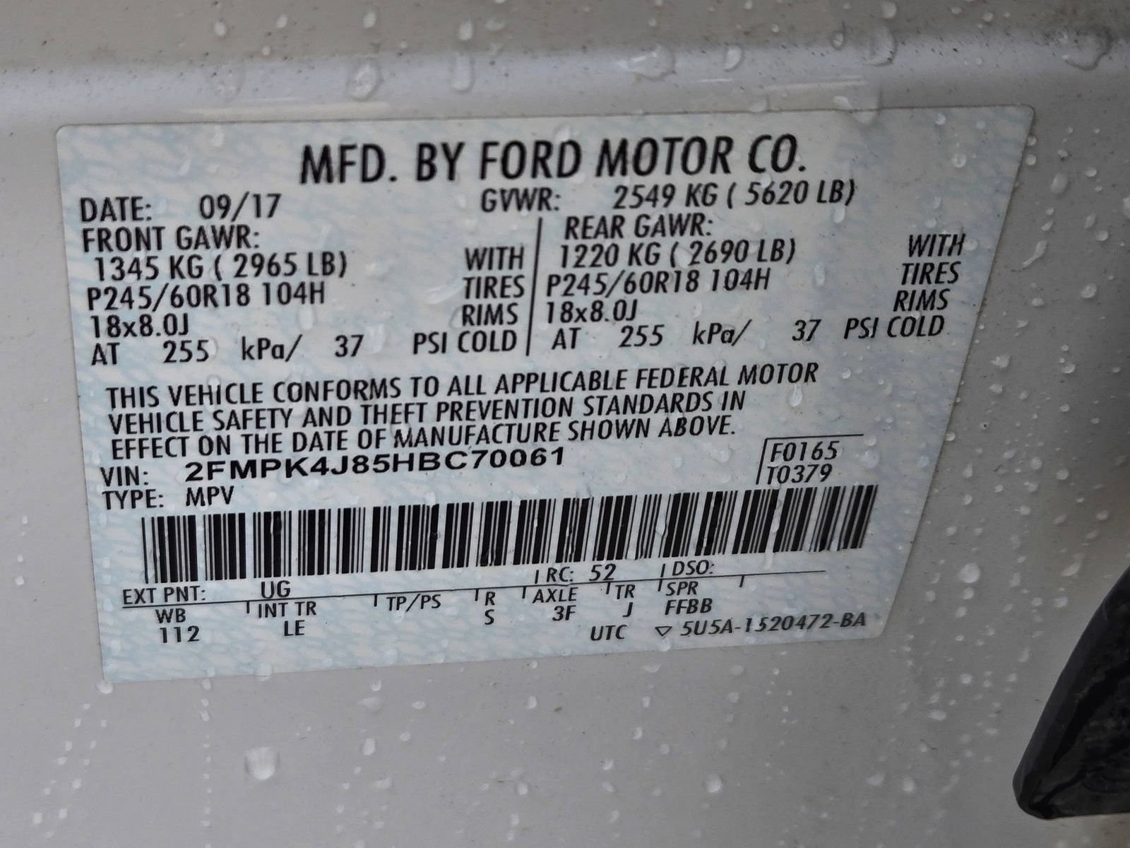 Used 2017 Ford Edge SEL w/ Equipment Group 201A AWD/4WD image 14