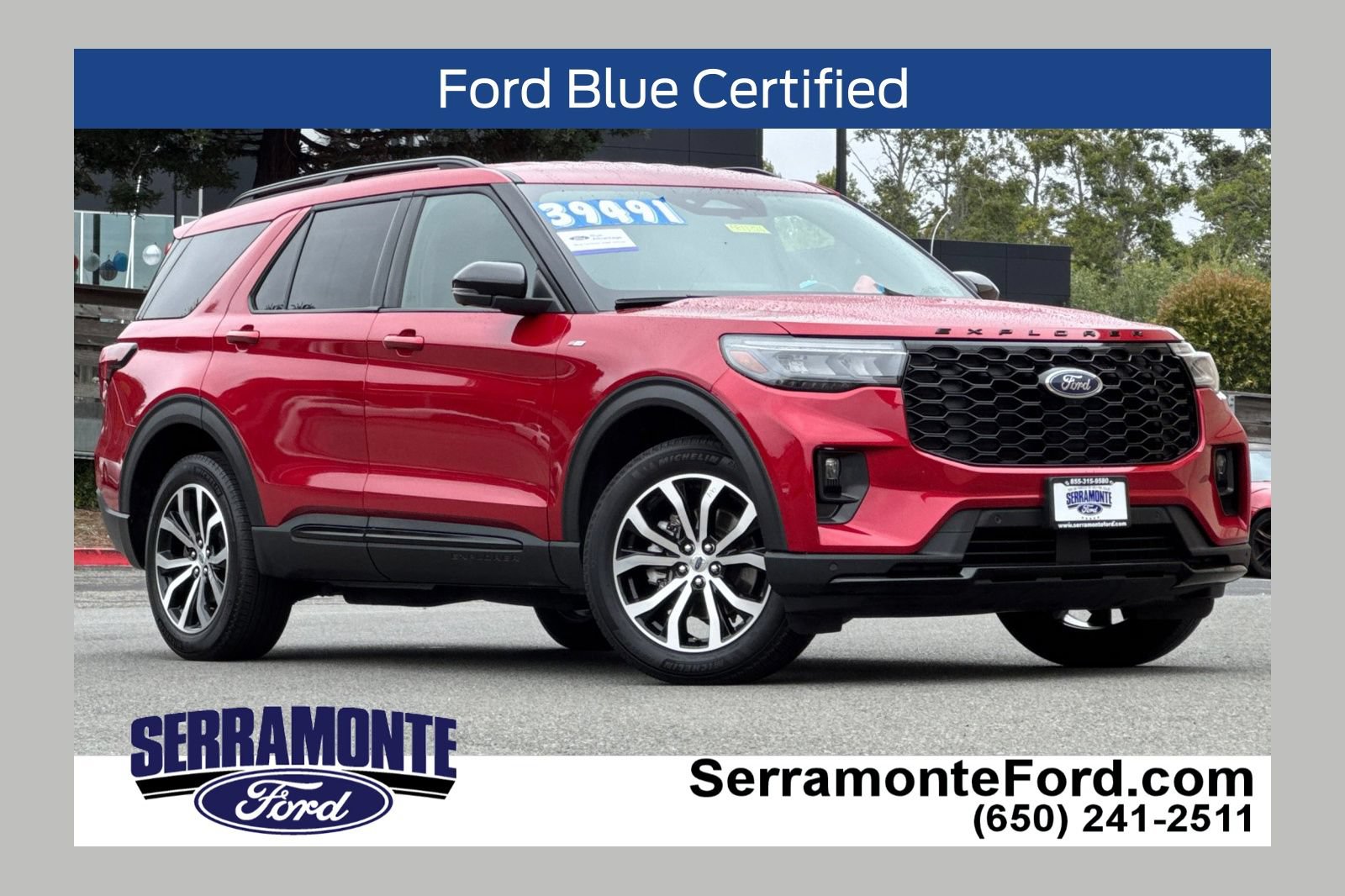 Certified 2025 Ford Explorer ST-Line AWD/4WD image 1