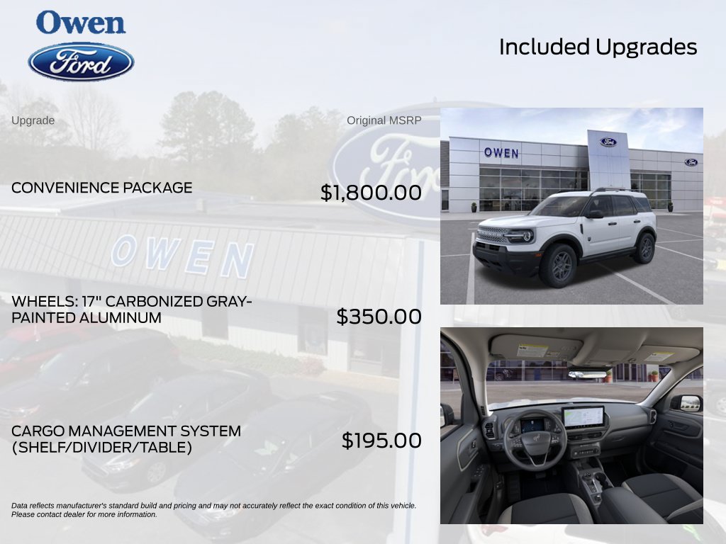 New 2026 Ford Bronco Sport Big Bend w/ Convenience Package AWD/4WD image 4