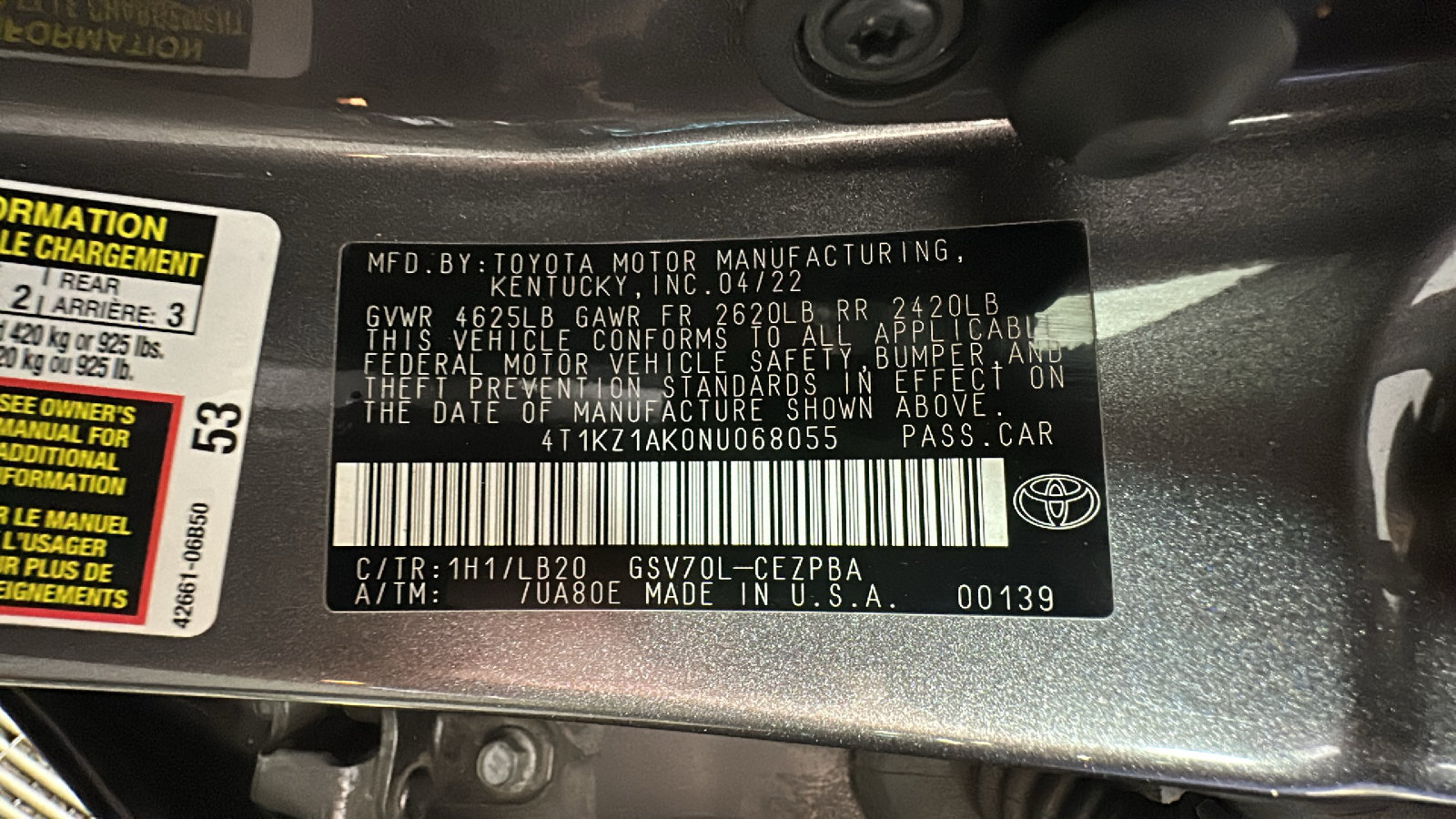 Used 2022 Toyota Camry XSE w/ Navigation Package FWD image 12