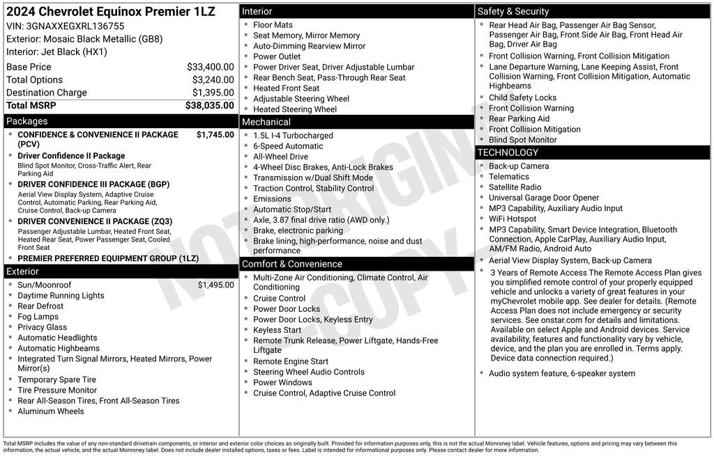 Used 2024 Chevrolet Equinox Premier AWD/4WD image 4
