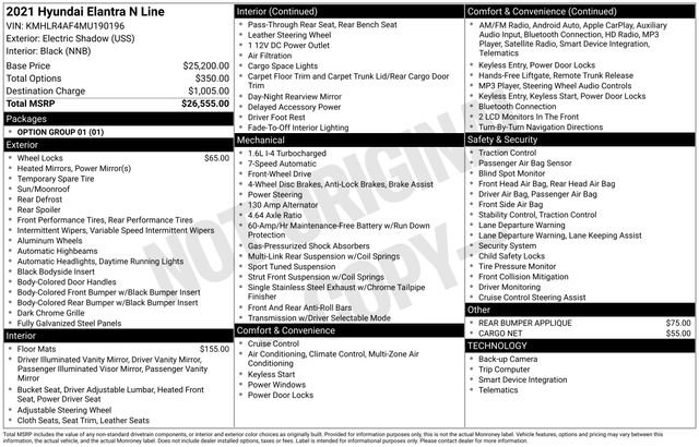 Used 2021 Hyundai Elantra N Line image 34