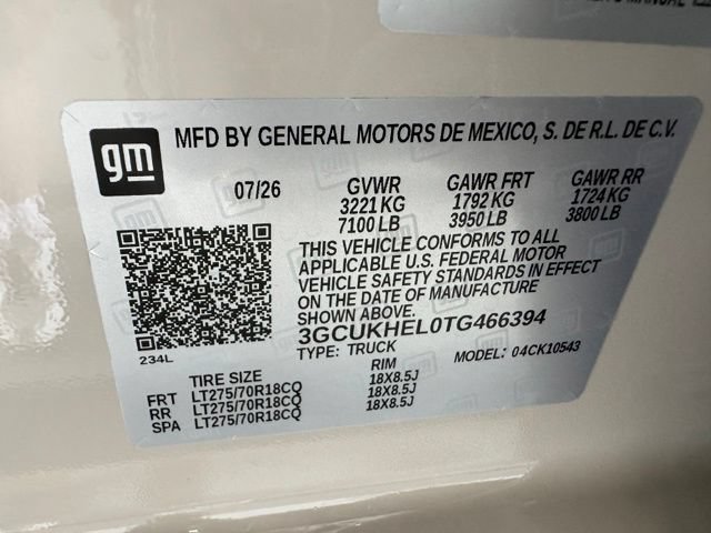 New 2026 Chevrolet Silverado 1500 ZR2 w/ Dark Appearance Package AWD/4WD image 28