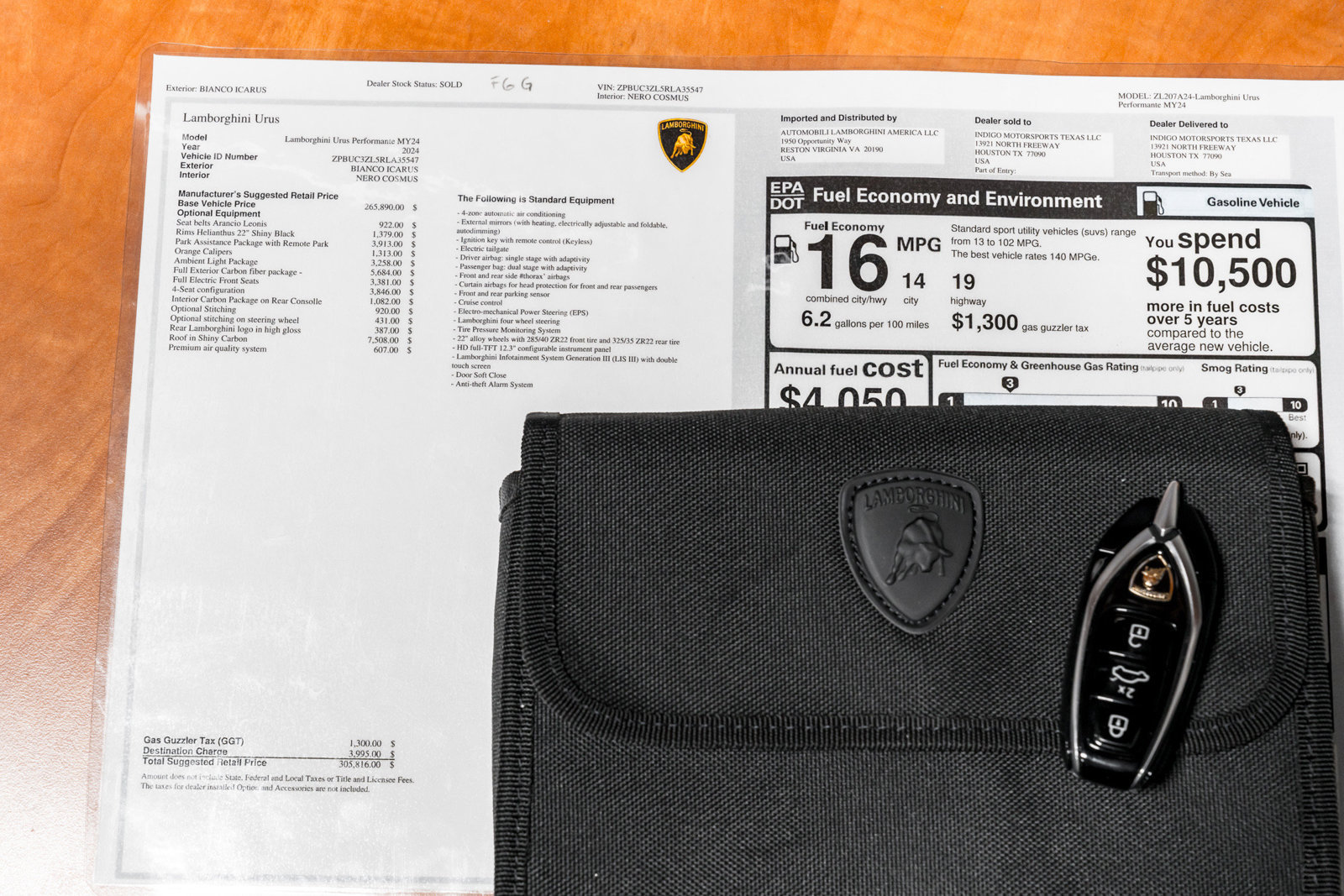 Used 2024 Lamborghini Urus Performante AWD/4WD image 65