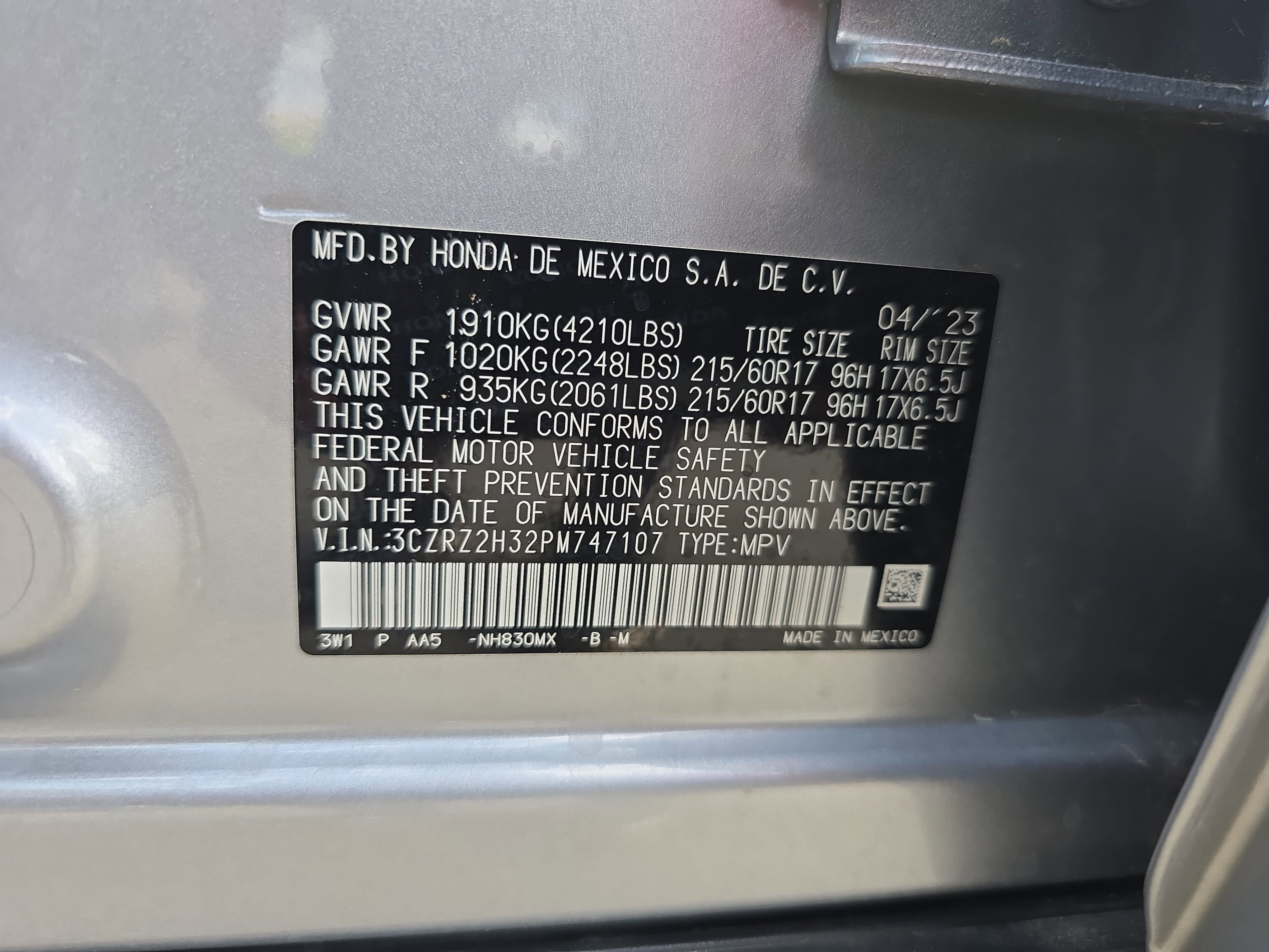 Used 2023 Honda HR-V LX image 36