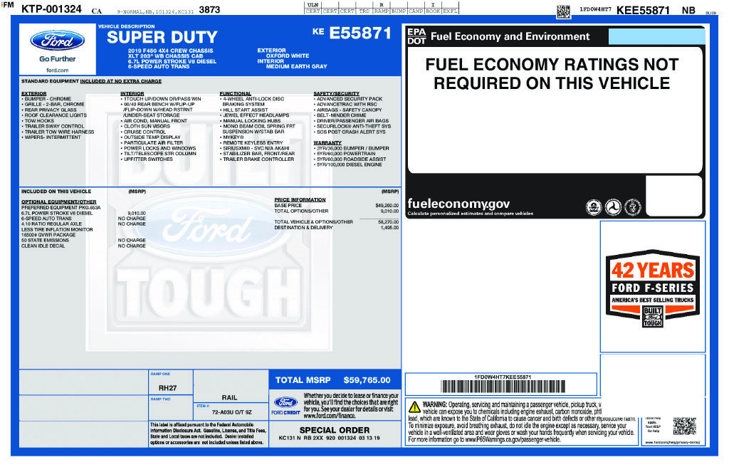 Used 2019 Ford F450 XLT AWD/4WD image 33