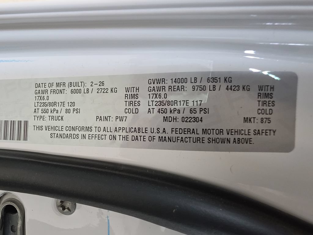 New 2026 RAM 3500 Tradesman AWD/4WD image 11
