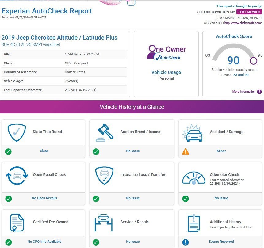 Used 2019 Jeep Cherokee Latitude Plus w/ Comfort/Convenience Group image 4