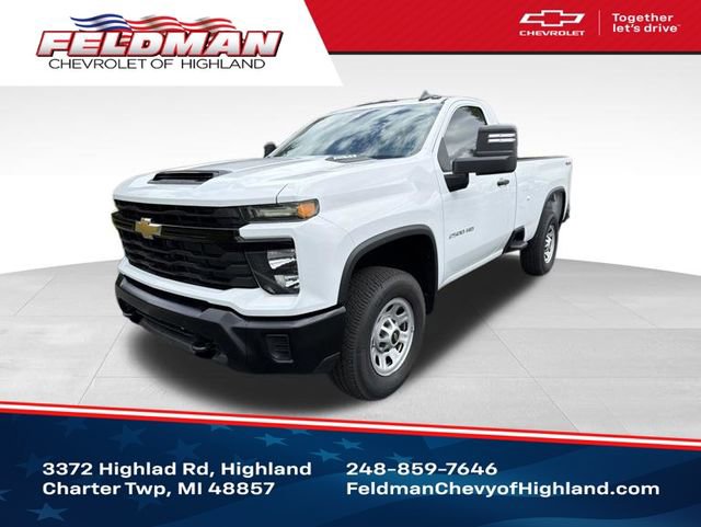 Used 2025 Chevrolet Silverado 2500 W/T w/ Snow Plow Prep/Camper Package AWD/4WD image 1