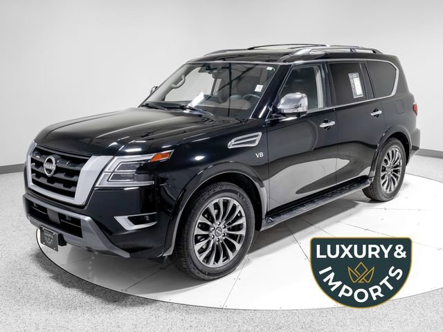 Used 2021 Nissan Armada Platinum w/ Captain's Chairs Package
