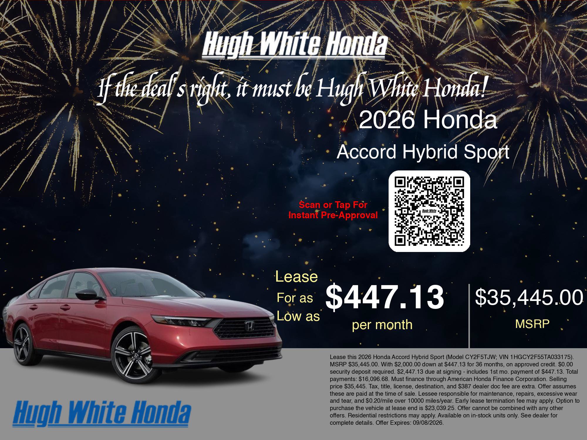 New 2026 Honda Accord Sport image 3