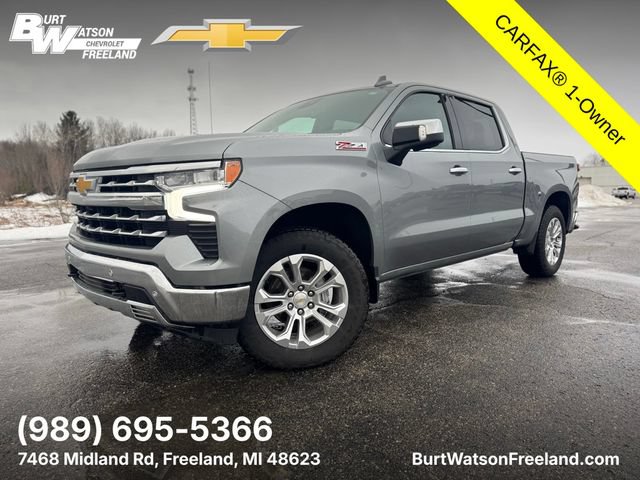 Used 2023 Chevrolet Silverado 1500 LTZ w/ Z71 Off-Road Package AWD/4WD 360° Tour