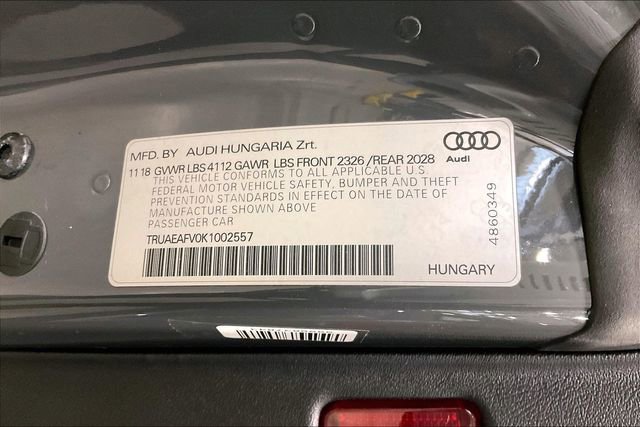Used 2019 Audi TT 2.0T w/ Technology Package image 35