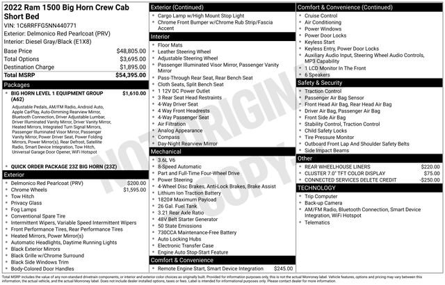 Used 2022 RAM 1500 Big Horn AWD/4WD image 17