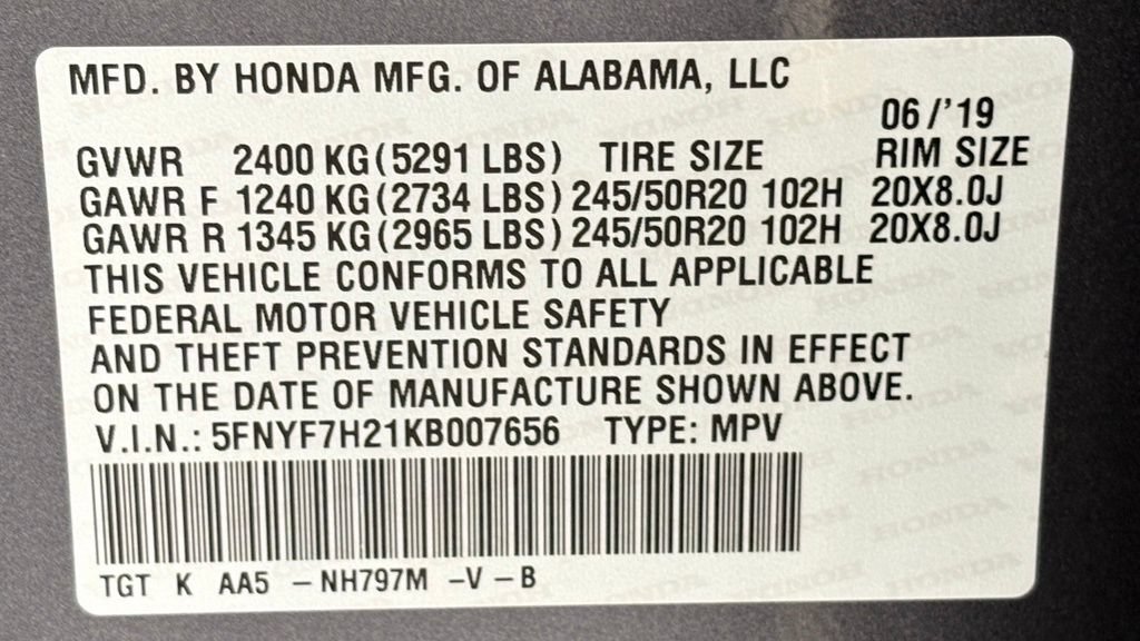 Used 2019 Honda Passport Sport image 46