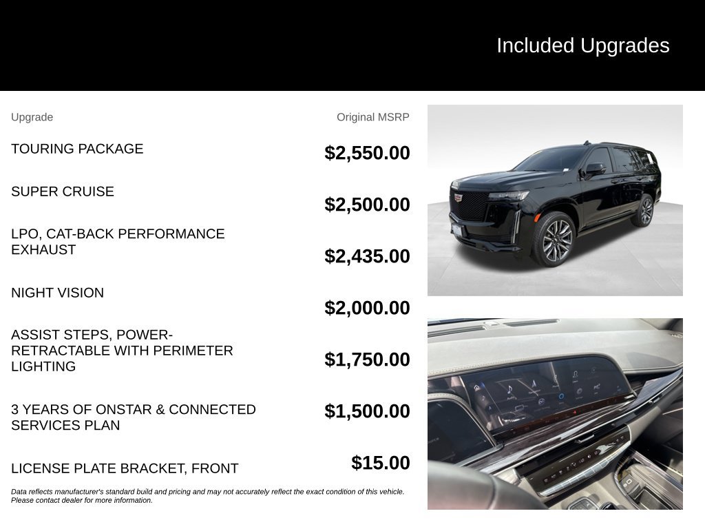 Certified 2023 Cadillac Escalade Sport w/ Touring Package AWD/4WD image 7