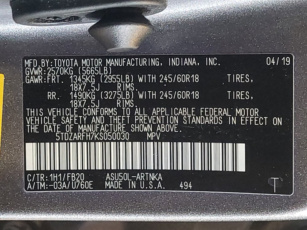 Used 2019 Toyota Highlander LE FWD image 33