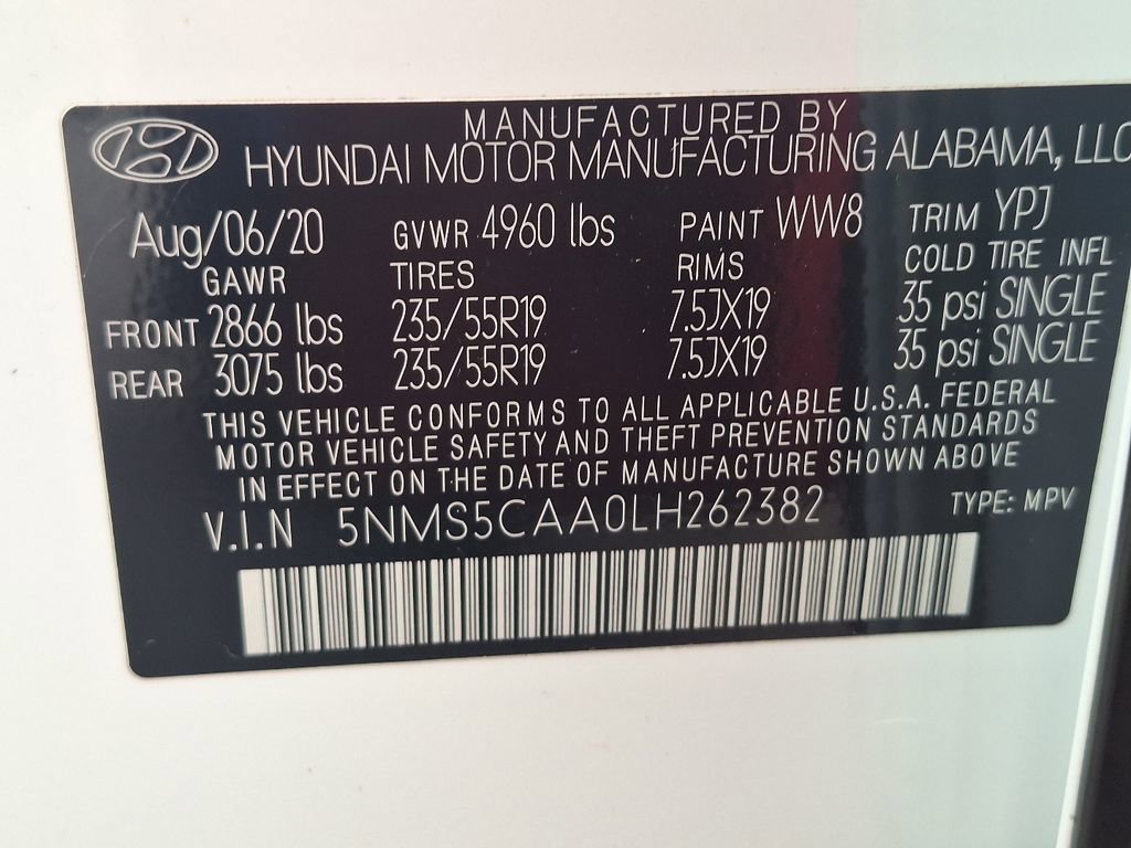 Used 2020 Hyundai Santa Fe Limited AWD/4WD image 34