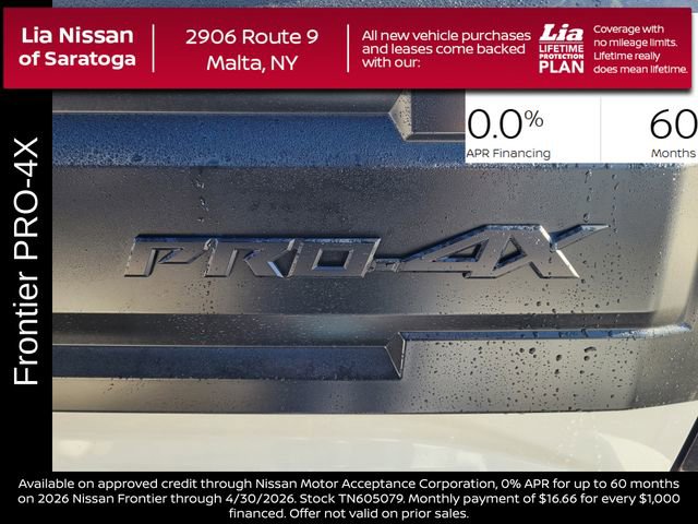 New 2026 Nissan Frontier PRO-4X w/ Pro-4x Convenience Package AWD/4WD image 5