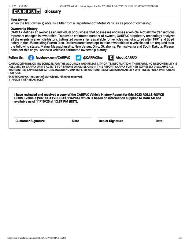 Used 2023 Rolls-Royce Ghost w/ Ghost Package image 37