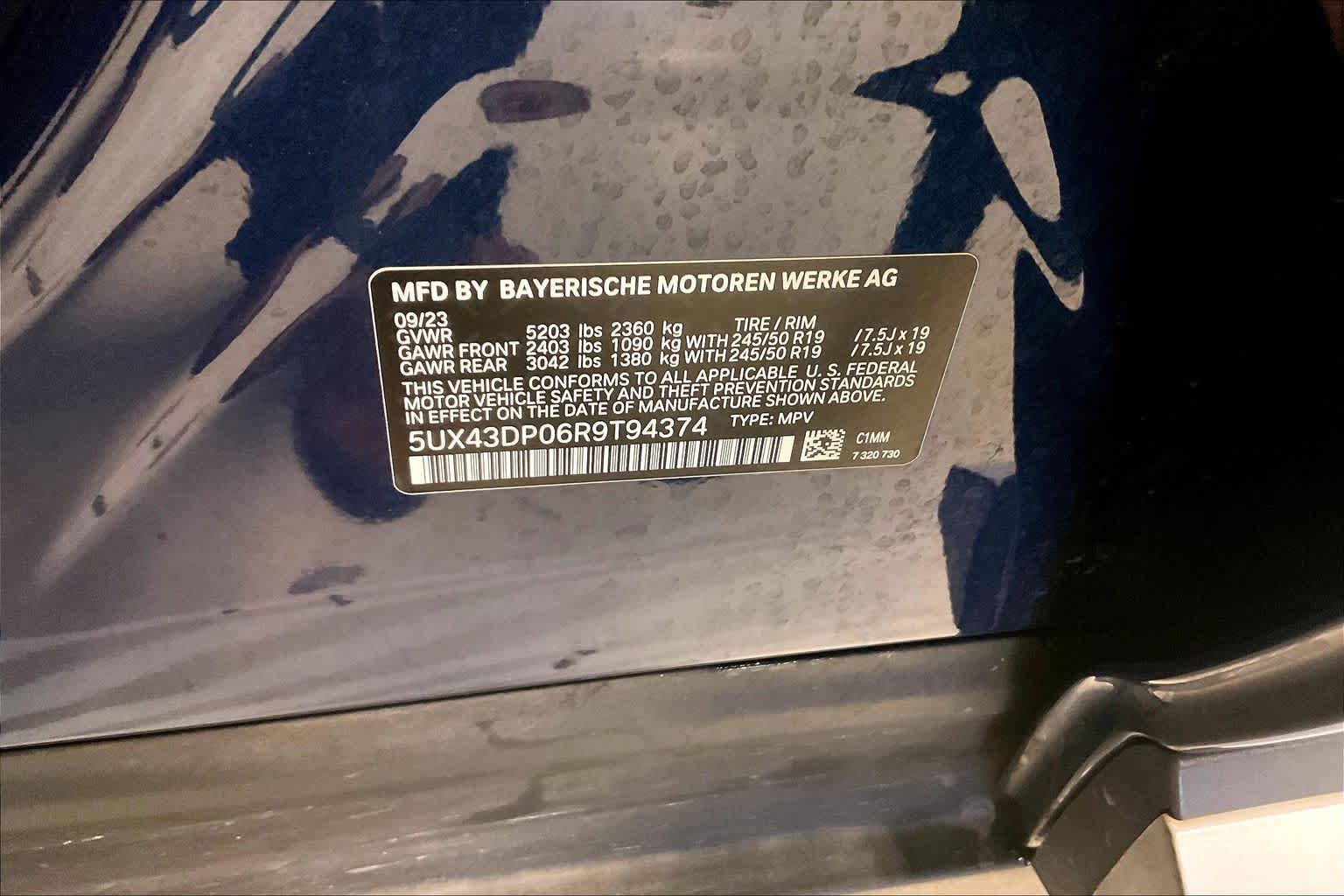 Certified 2024 BMW X3 sDrive30i w/ Convenience Package RWD image 32