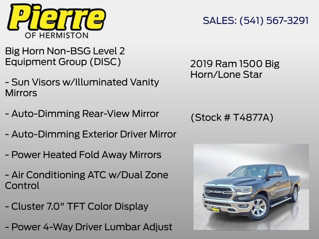 Used 2019 RAM 1500 Big Horn AWD/4WD image 12