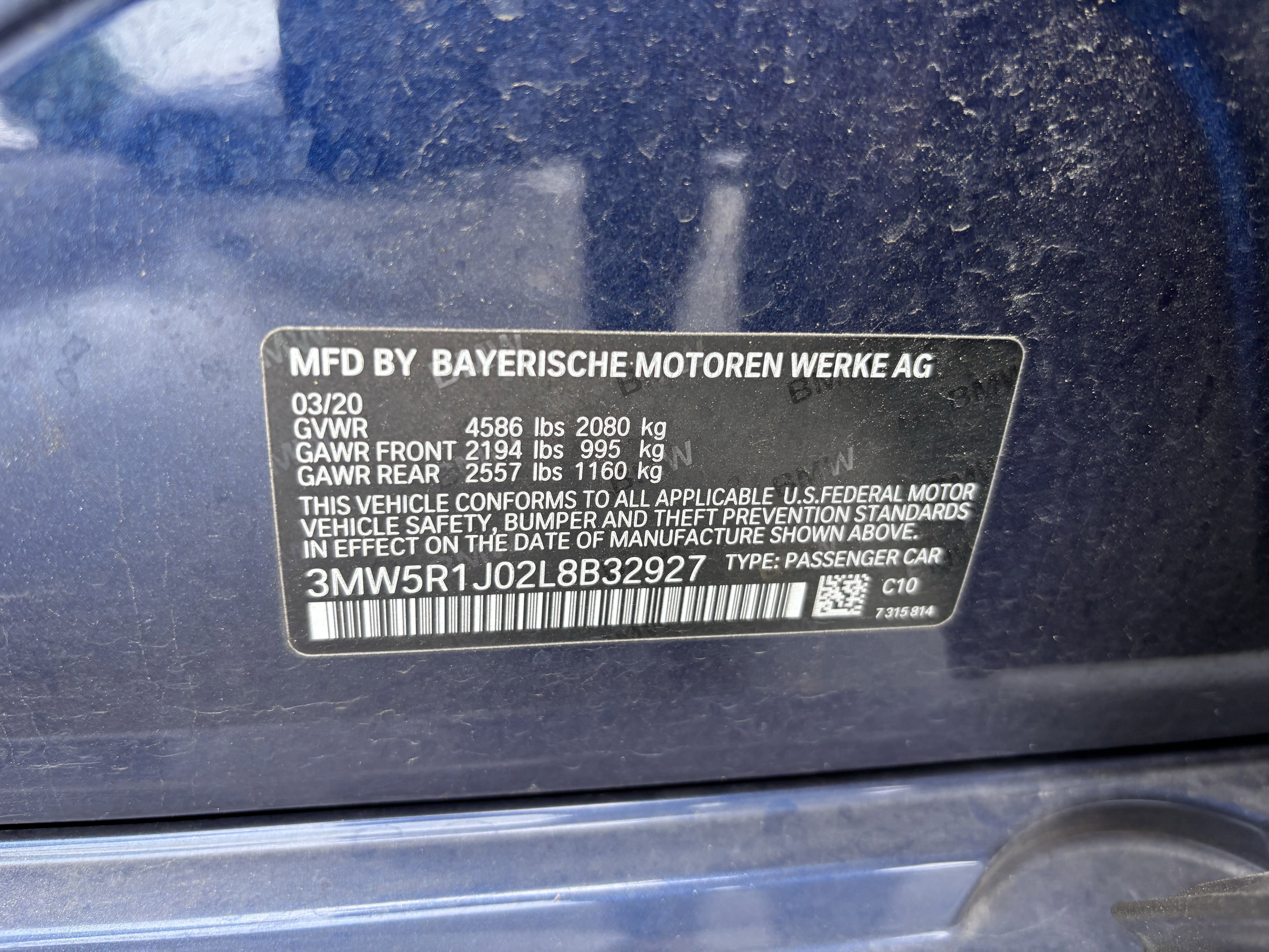 Used 2020 BMW 330i Sedan w/ Driving Assistance Package RWD image 37