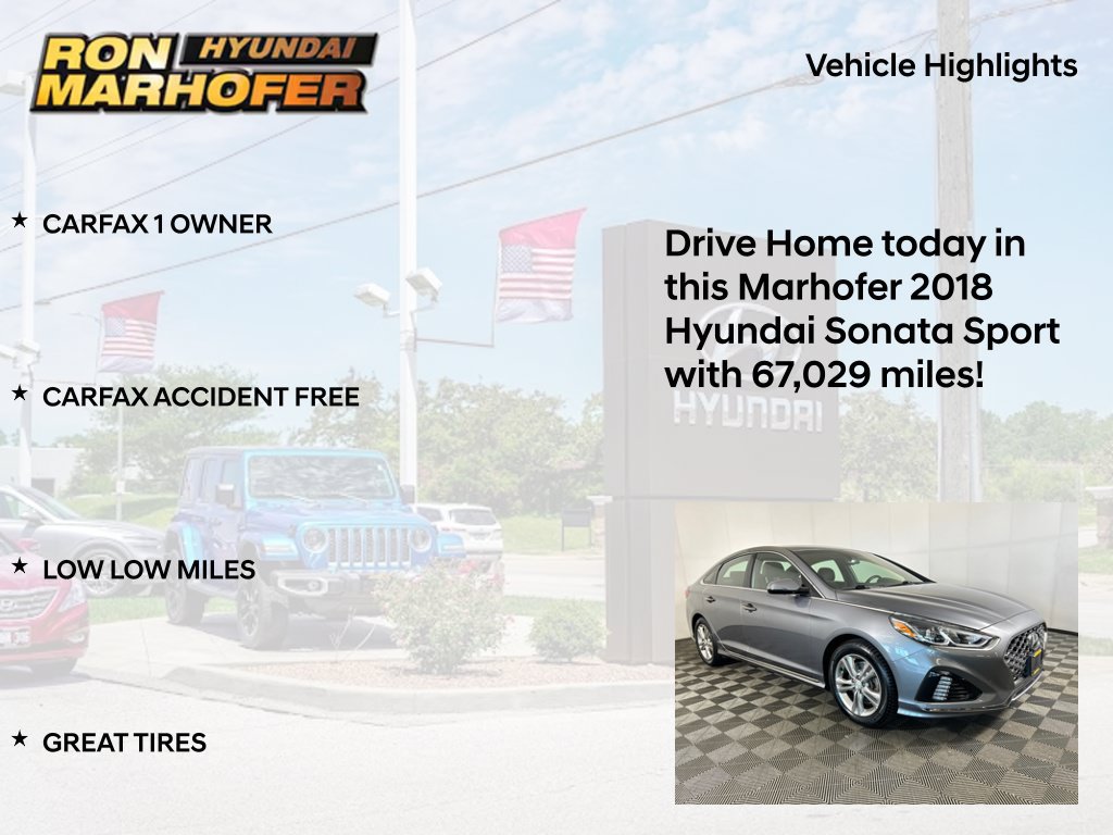 Used 2018 Hyundai Sonata Sport w/ Tech Package 05 FWD image 15