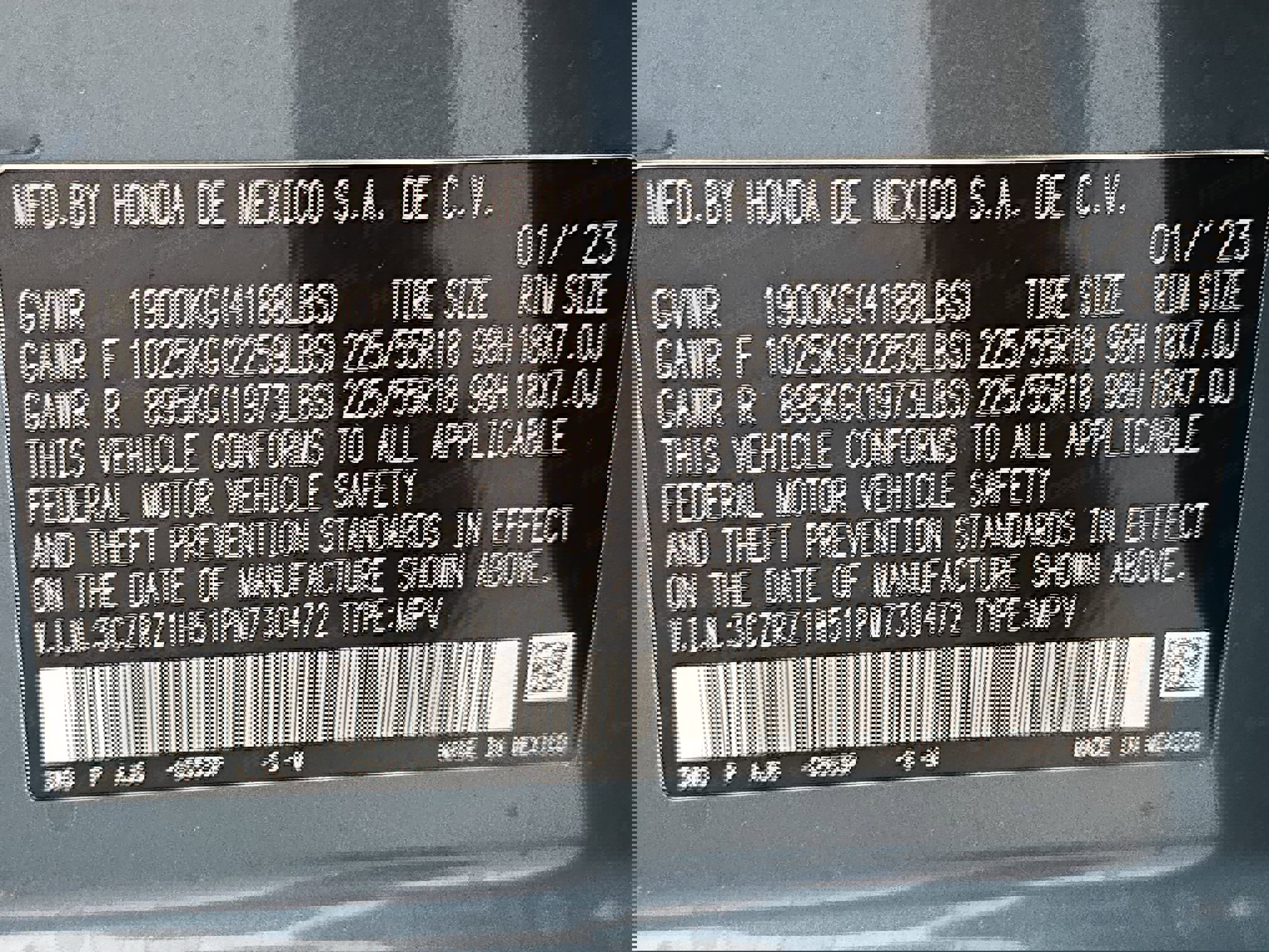 Certified 2023 Honda HR-V Sport image 34