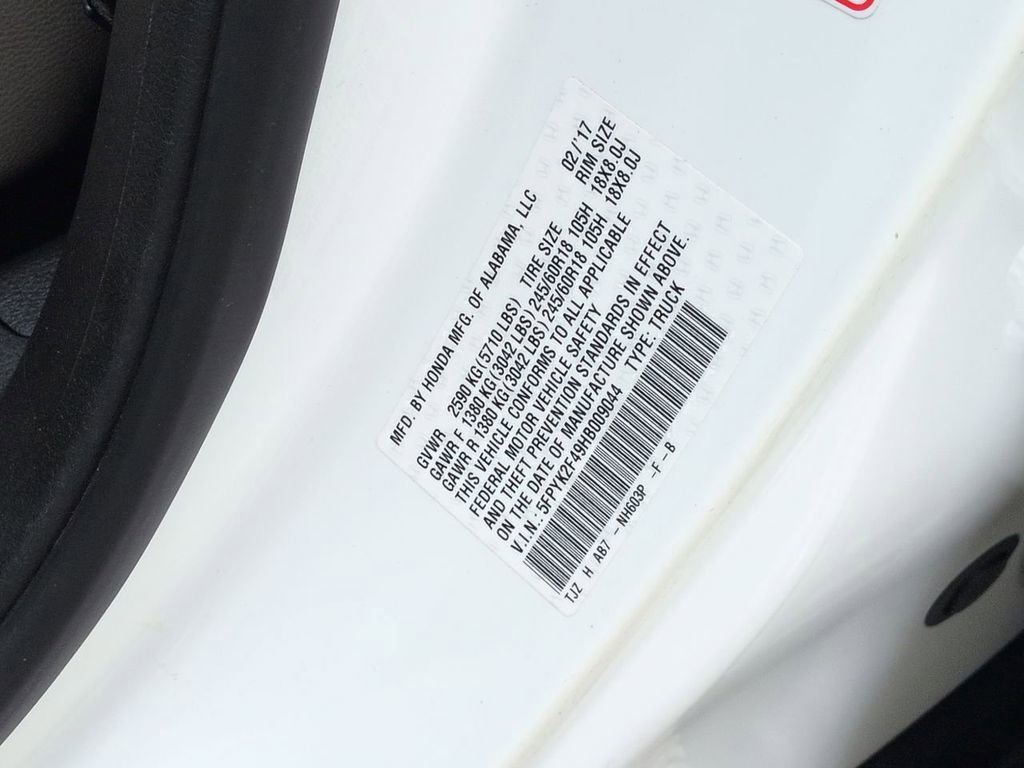 Used 2017 Honda Ridgeline RTS image 35