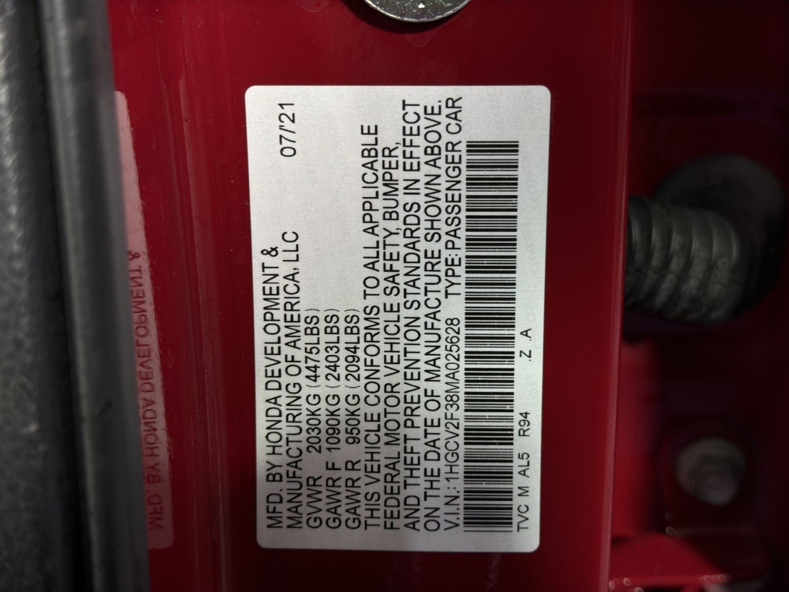 Used 2021 Honda Accord Sport image 36