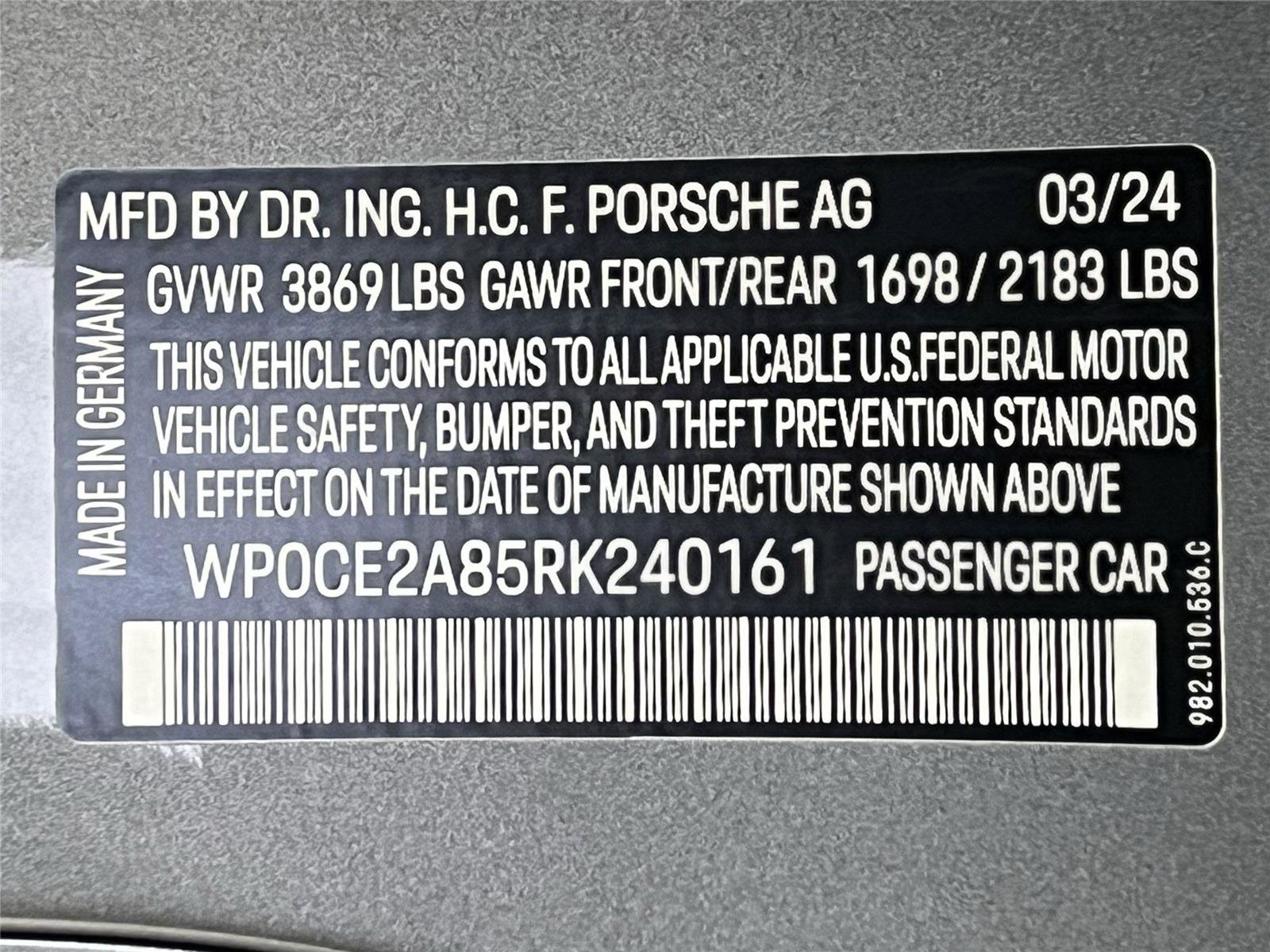 Certified 2024 Porsche 718 Boxster Spyder RS image 25